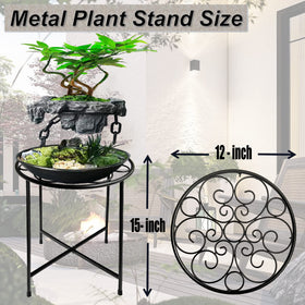 Sturdy ZEECER stand supports pots up to 110 lb