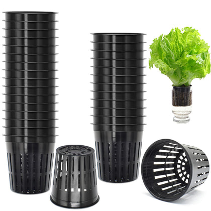 ZeeDix 2 inch net pot pack front view for home hydroponics setups