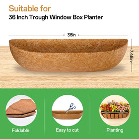 Closeup of natural coconut fiber texture for ZeeDix liners, breathable and durable.