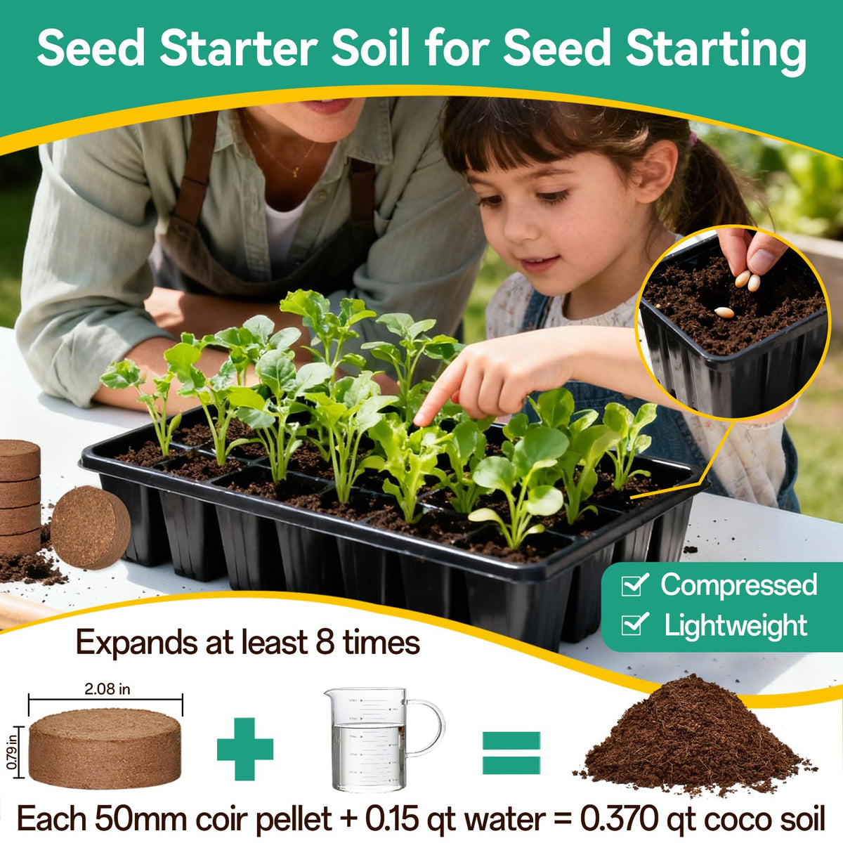 ZeeDix coco coir pellets expanding texture supports healthy root growth in pots