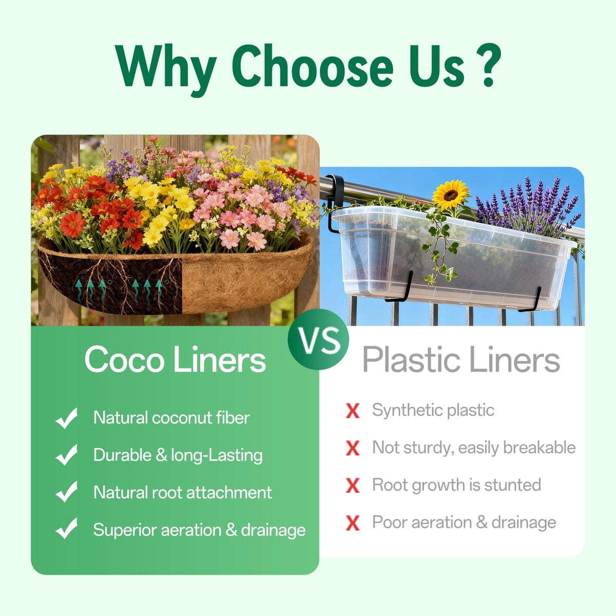 Liner trim and fit: easy to tailor to different troughs during setup.