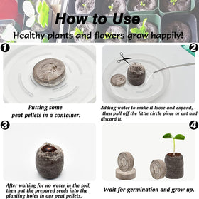 ZeeDix mesh-covered seedling pods simplify transport and reduce scattering.