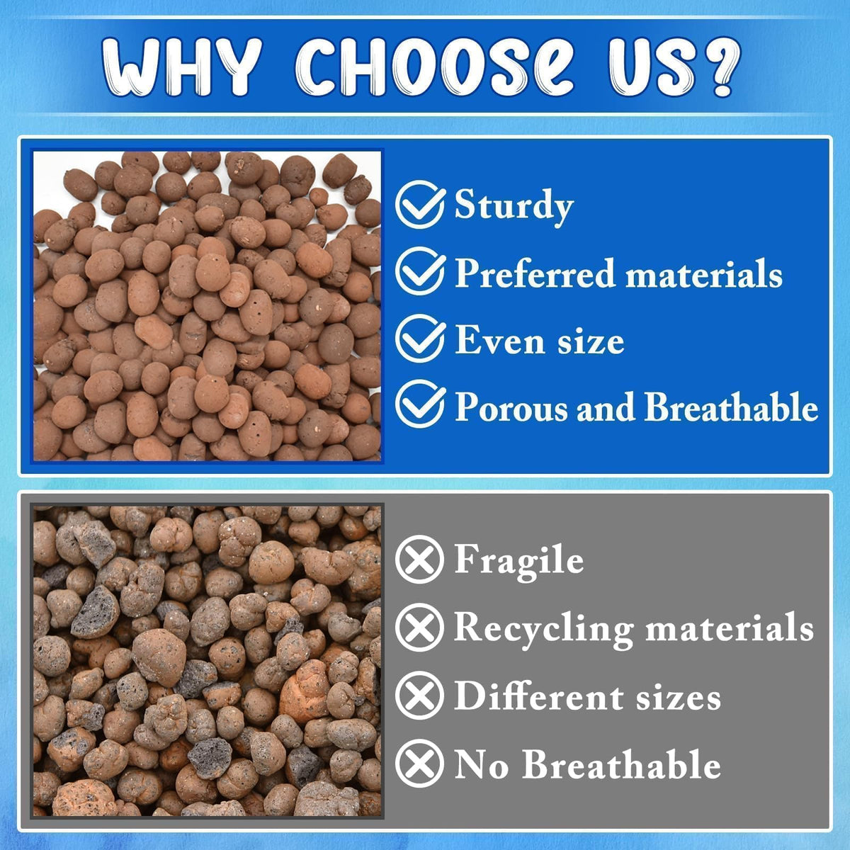 ZeeDix natural-color-variation pebbles enhanced decorative plant displays.