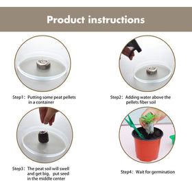Zeedix net bag design preventing seedling scattering
