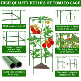 ZeeDix works with tomatoes cucumbers peas and flowering climbers.