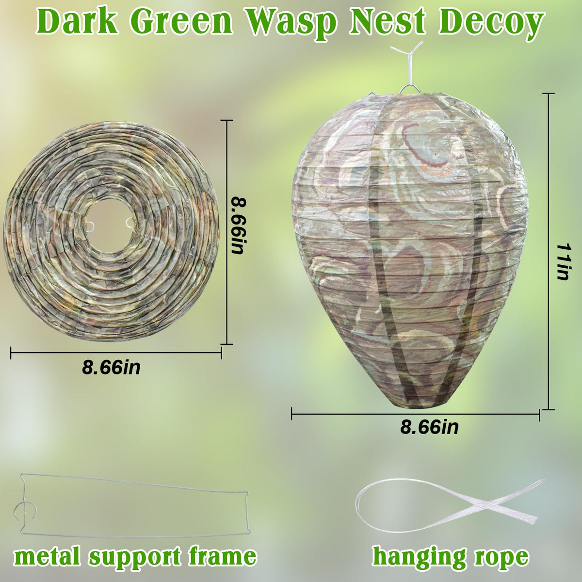 Close-up of ZeeDix nest decoy texture resembling a real nest.