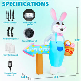 Zeepair setup kit includes power adapter and blower for quick inflation.