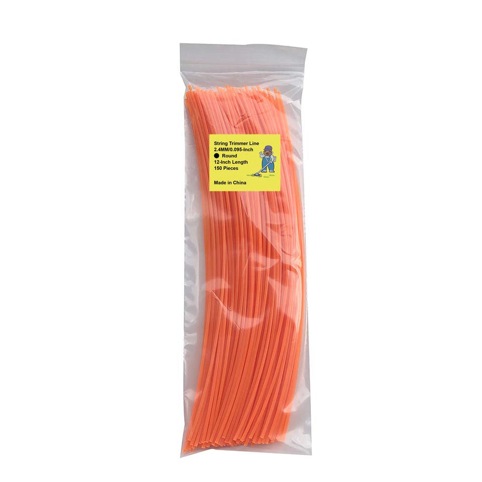ZeeYee 150-piece precut round trimmer line pack ready for use