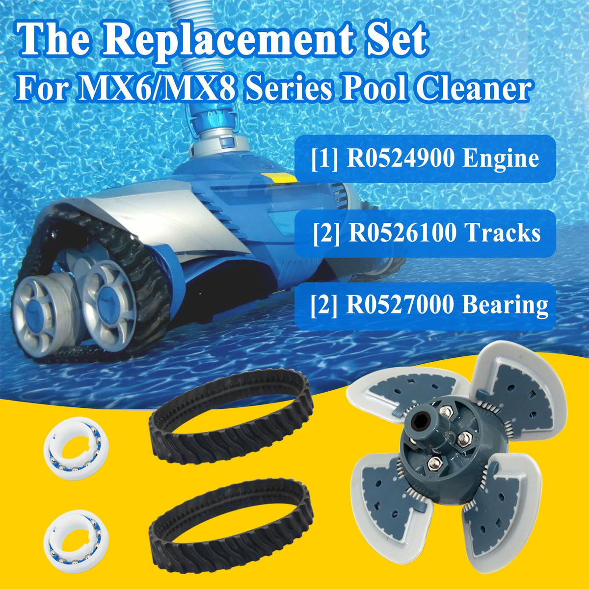 Zeiboat bearing R0527000 supports smooth MX6/MX8 rotation