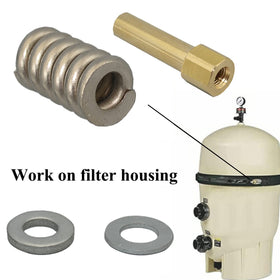 Zeiboat DEX2420JKIT metal washers of different thicknesses for precise installation.