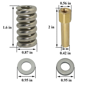 Zeiboat DEX2420JKIT spring component, supports secure sealing and spacing.