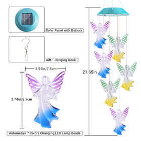 Zeiliuled Solar Angel Lights solar powered decor for all seasons.