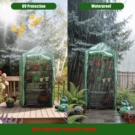 Zejoot durable PE material shields plants from weather.