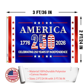ZEKVY heavy-duty polyester flag for long-lasting outdoor use.