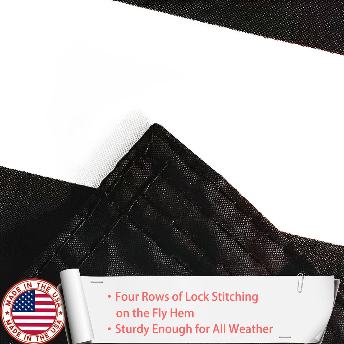 ZEKVY Pow Mia flag heavy-duty construction for outdoor durability