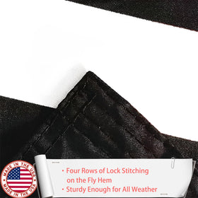 ZEKVY Pow Mia flag heavy-duty construction for outdoor durability