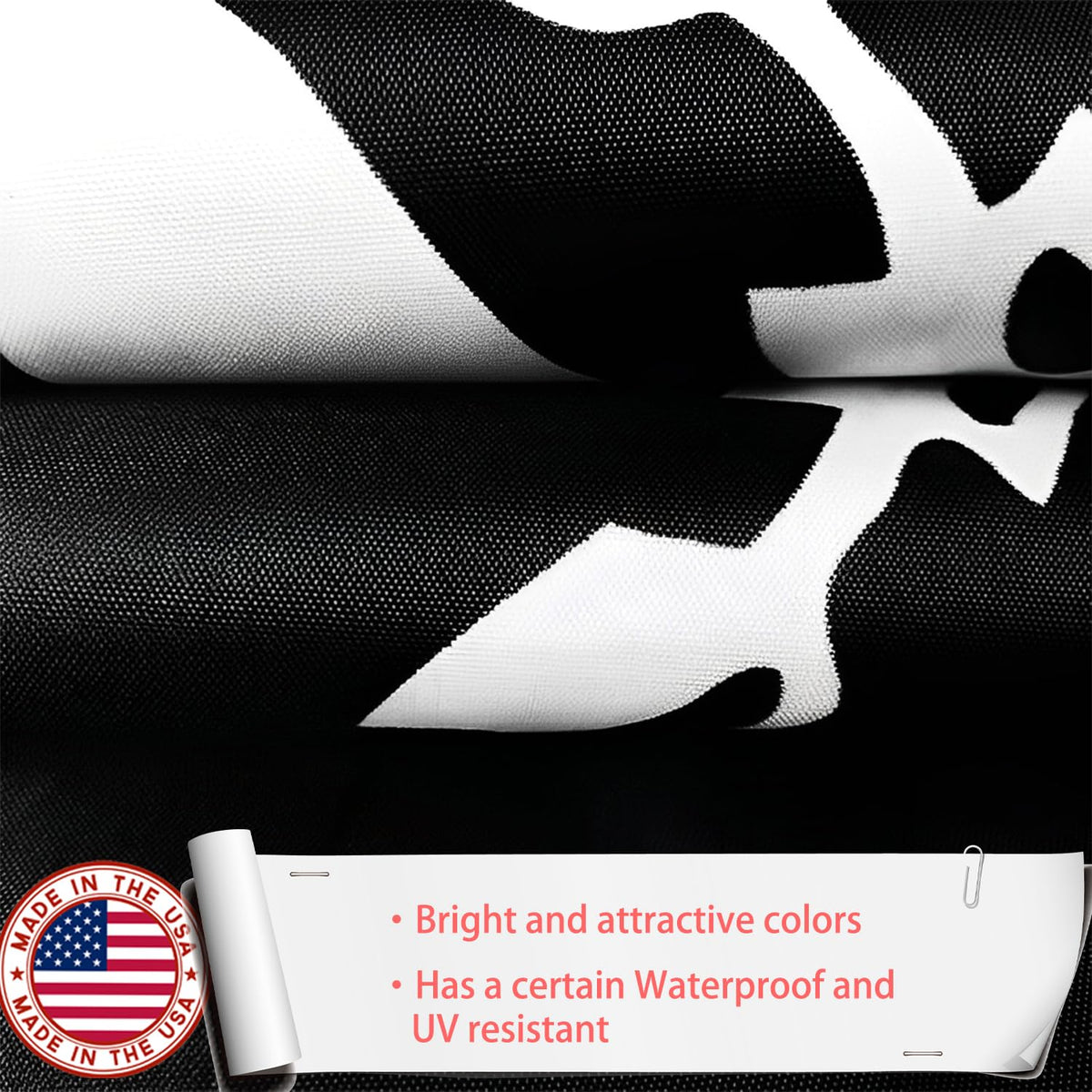 ZEKVY Pow Mia flag made in USA emphasizes local craftsmanship