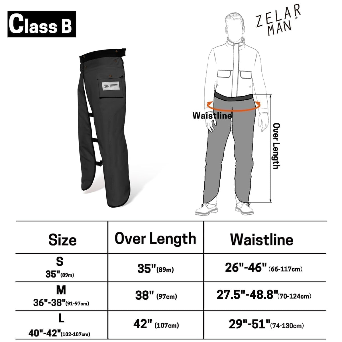 ZELARMAN adjustable waist up to 46 inches for a comfortable fit.