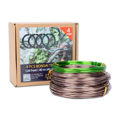 ZELARMAN bonsai training wire set full 128-foot kit for versatile wiring