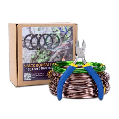ZELARMAN bonsai wire 1.0mm brown for precise shaping