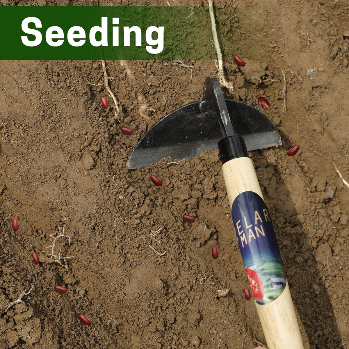ZELARMAN compact total length for easy maneuvering in tight garden spaces.