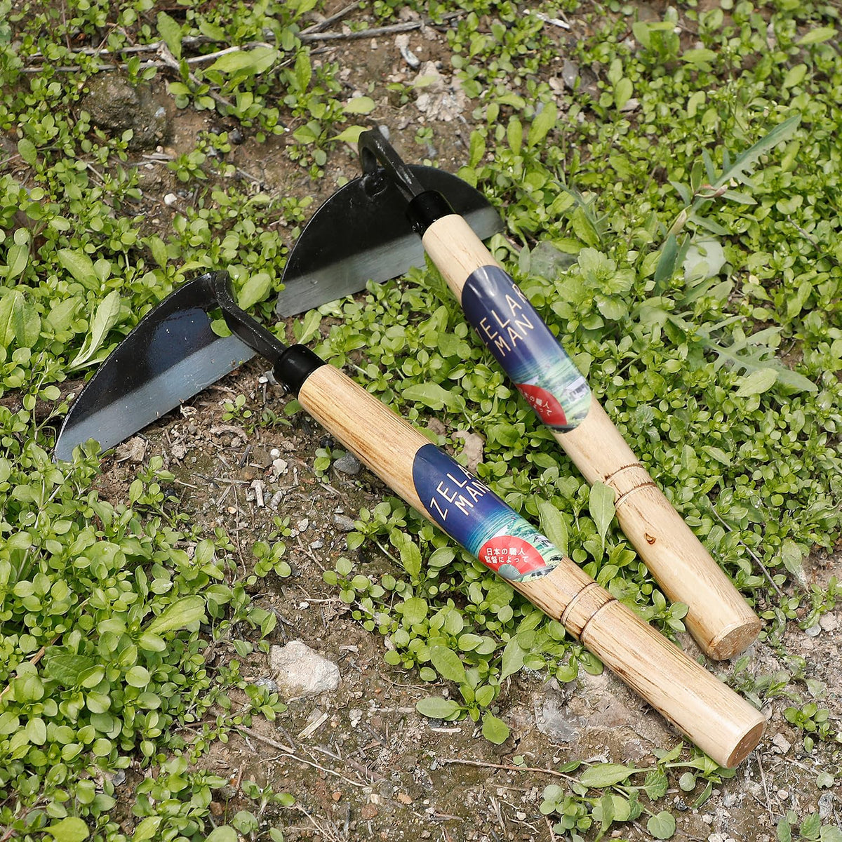 ZELARMAN multipurpose tool for weeding, soil loosening, and edging tasks.