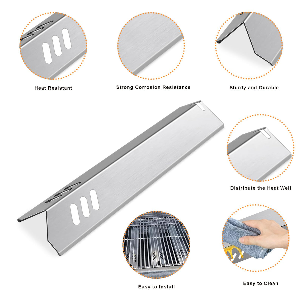 Zemibi durable grill parts pack keeps cooking gear ready.