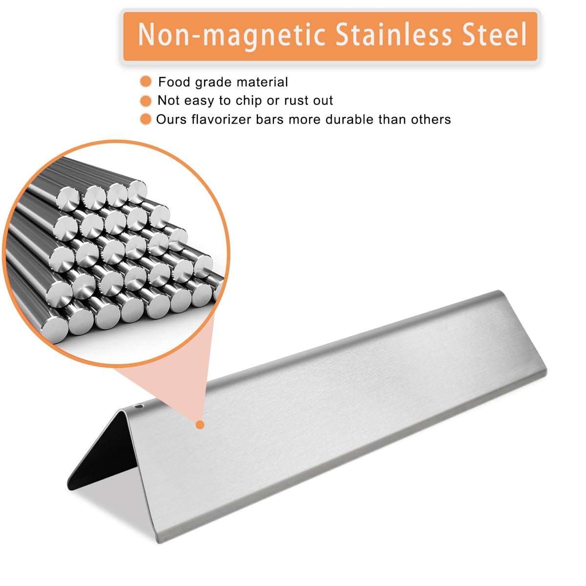 Stainless steel Zemibi heat plate reinforces durability and rust resistance.