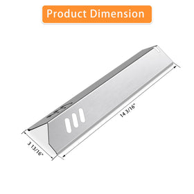Zemibi heat plate compatible with Uniflame grills ensures precise fit.