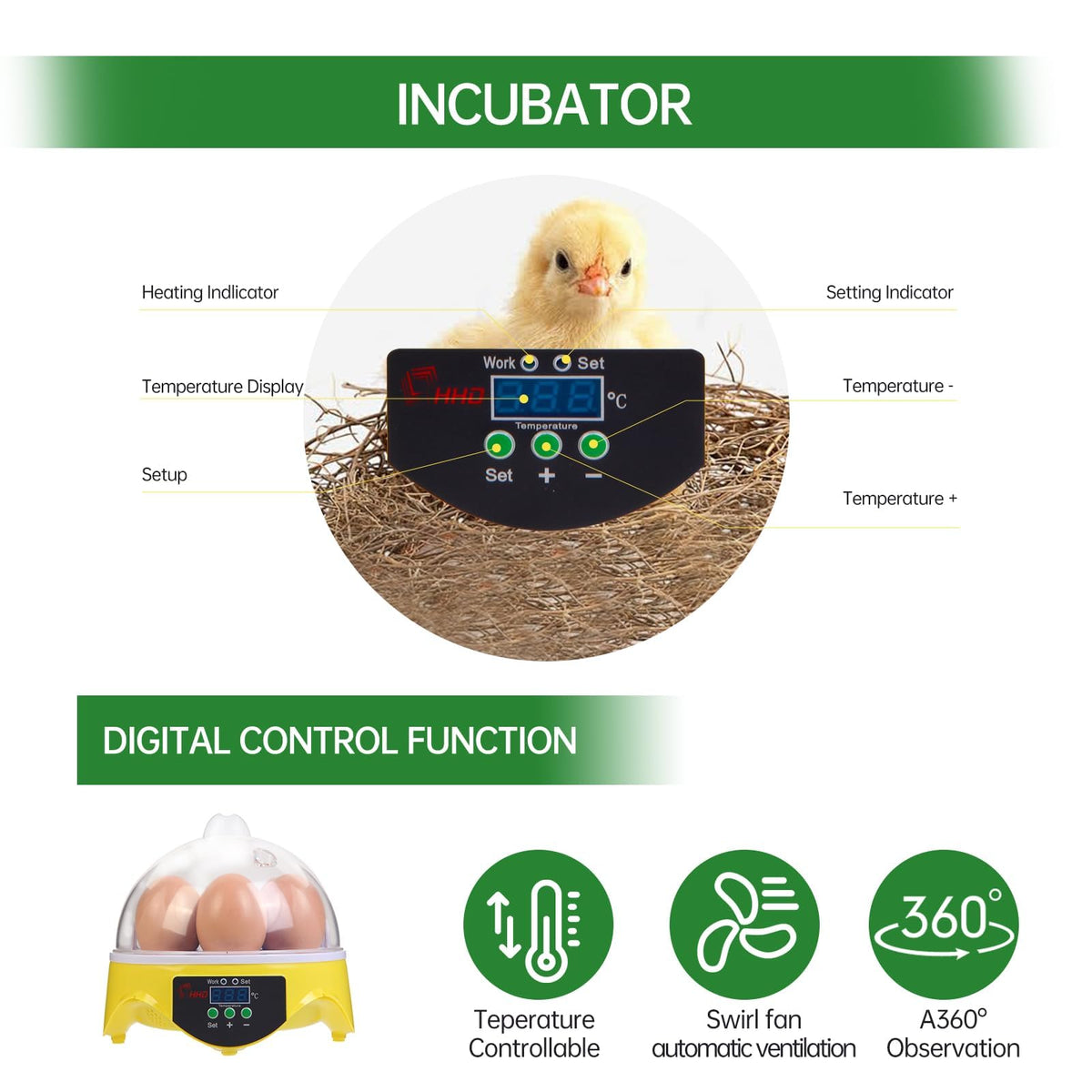 ZEMIRO CHARGE incubator with 360-degree view supports classroom learning.
