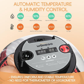 ZEMIRO CHARGE Series II display with real-time temperature and humidity readouts