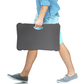 Zenfun kneeling mat with diamond non-slip pattern supports safe kneeling.