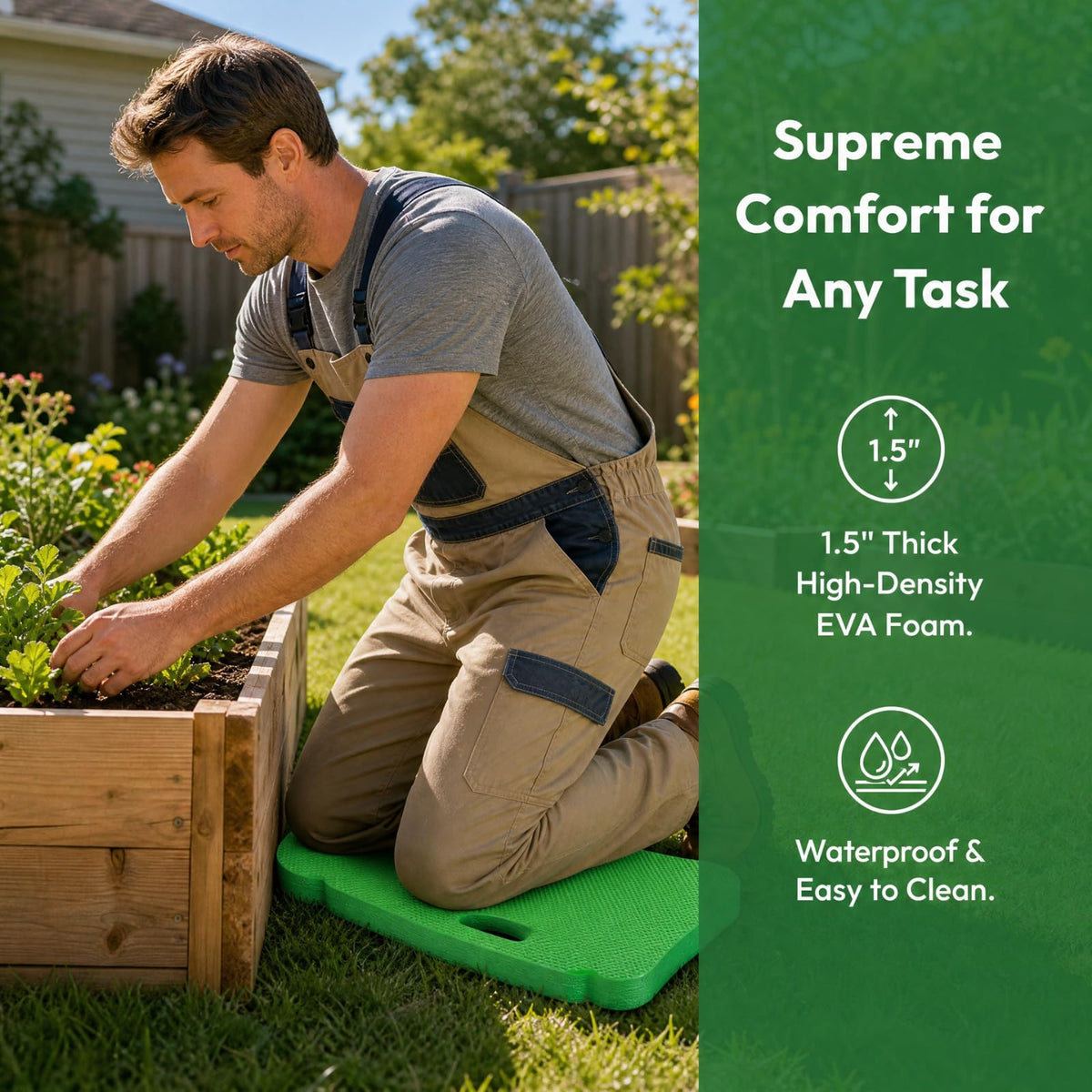 Zenfun waterproof design protects floors during damp workouts or spill-prone tasks.