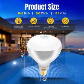 Zenhagu 500W R40 E26 base install enables easy retrofit