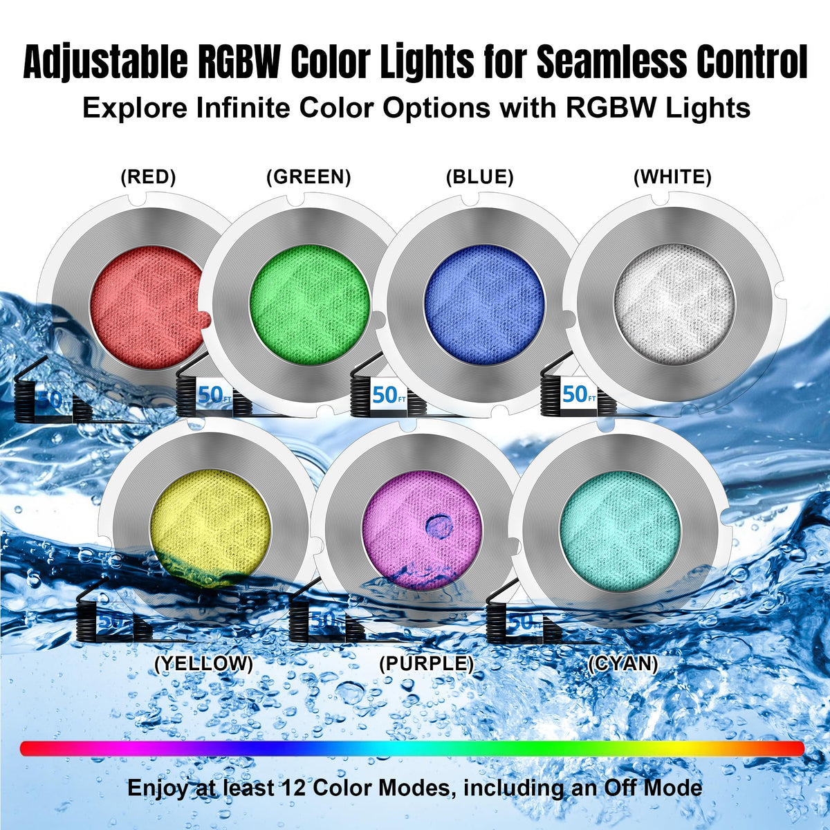Zenhagu standalone pool light design without external controller