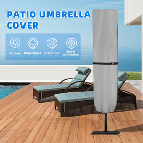 Zenicham Parasol Cover provides UV protection to extend canopy life.