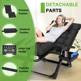 ZENPETIO Removable breathable cushions keep you cool and comfortable.