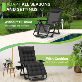 ZENPETIO Quick setup unfolds in seconds for indoors or outdoors.