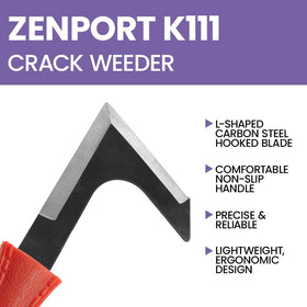 L-shaped blade on Zenport K111 detaches and lifts sod