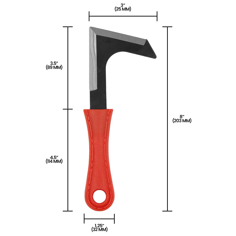 Zenport K111 precise weeding in tight spaces with orange handle