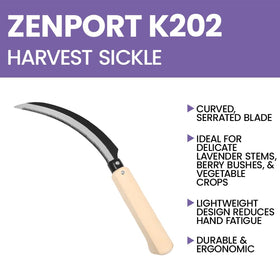 Zenport K202 Field Weeding Tool for precise weed removal