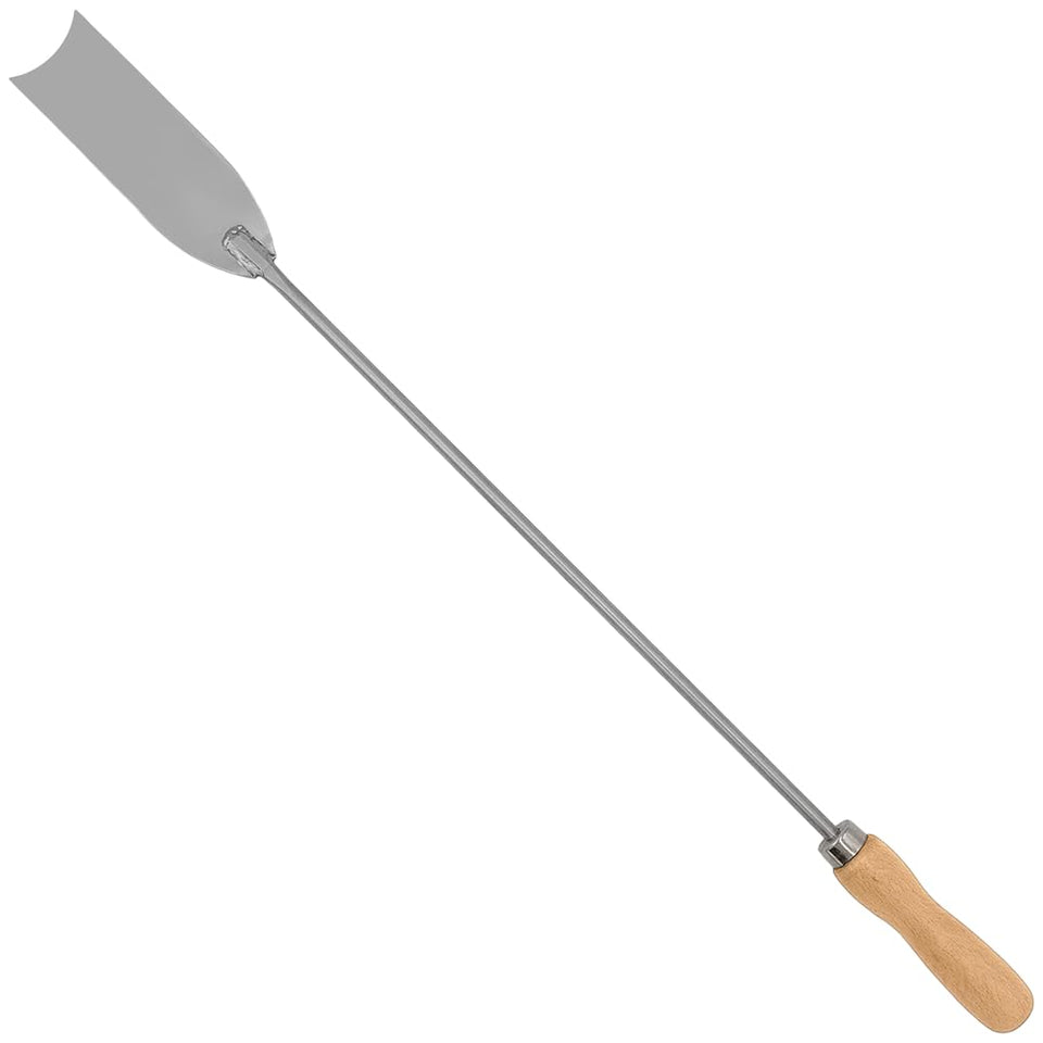 Zenport K801 asparagus knife blade close-up showing sharp, precise edge for harvests