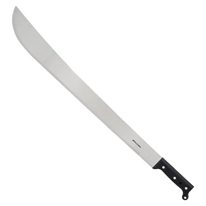 Zenport MP24 machete with sheath and carbon steel blade for heavy brush clearing