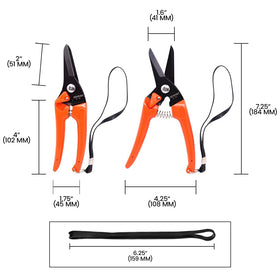 Zenport Q91 ergonomic spring-handle design reduces hand fatigue.