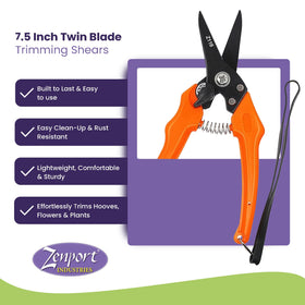 Zenport Z116 7.5-inch compact garden clipper offers precise, controlled trimming.