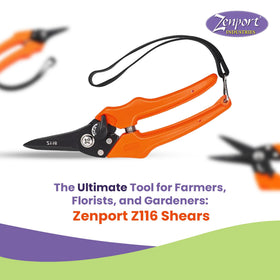 Zenport Z116 precise trimming for detailed garden work and floristry.