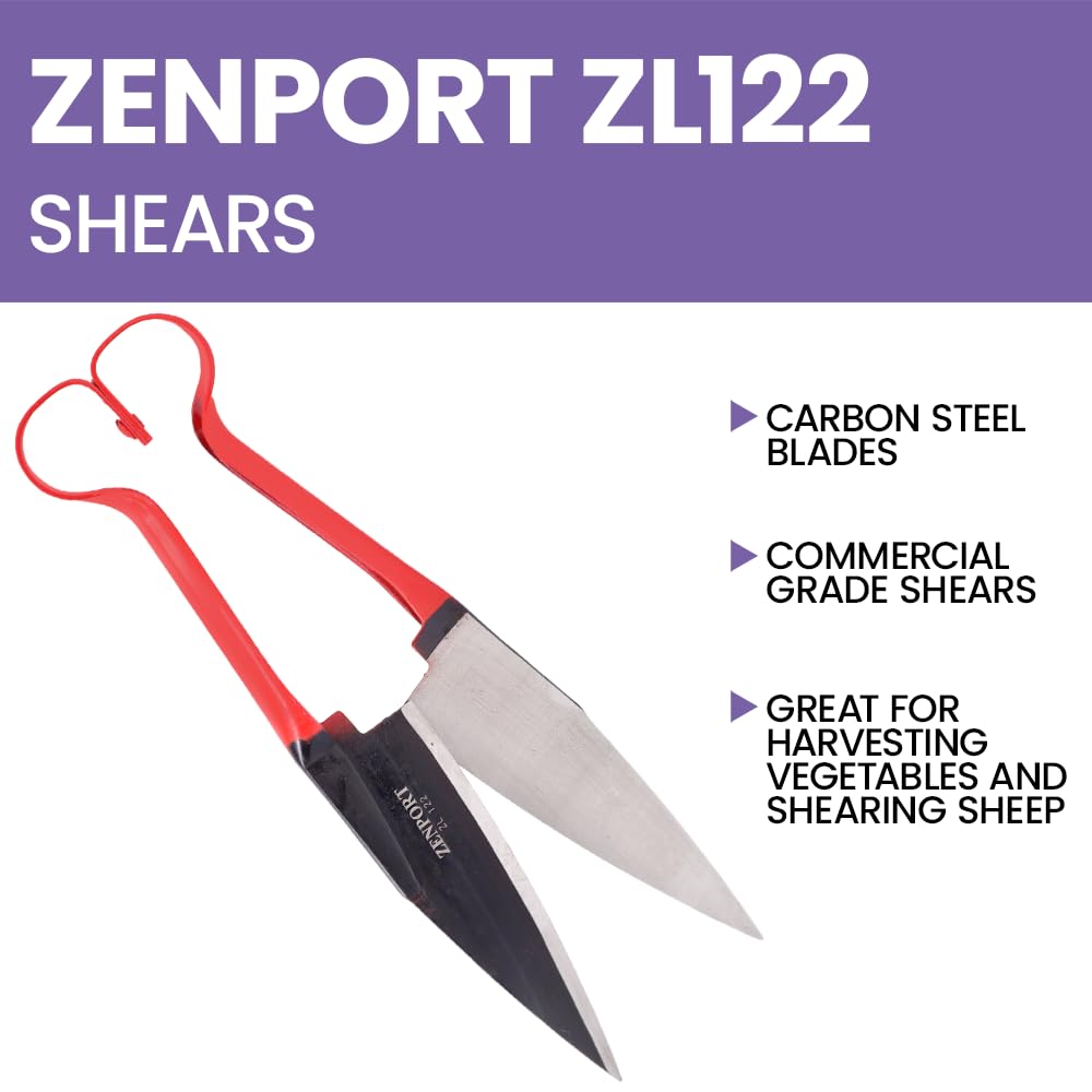 Zenport ZL122 versatile harvesting tool for onions, trimming, and wool handling
