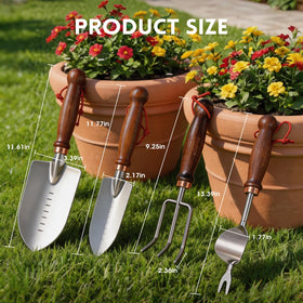 Zenrok V-shaped weeder removes roots cleanly for tidy garden beds.