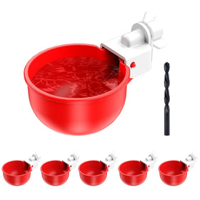 ZenxyHoC chicken waterer cups with universal fit for easy hydration.