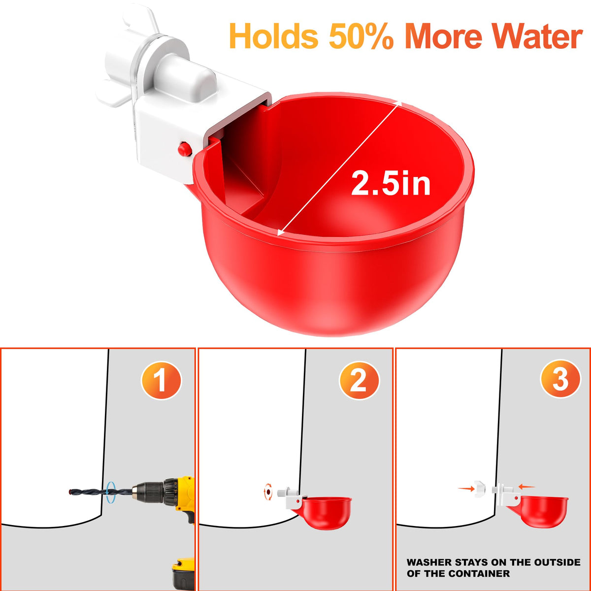 ZenxyHoC detachable cups enable quick cleaning and hygiene.